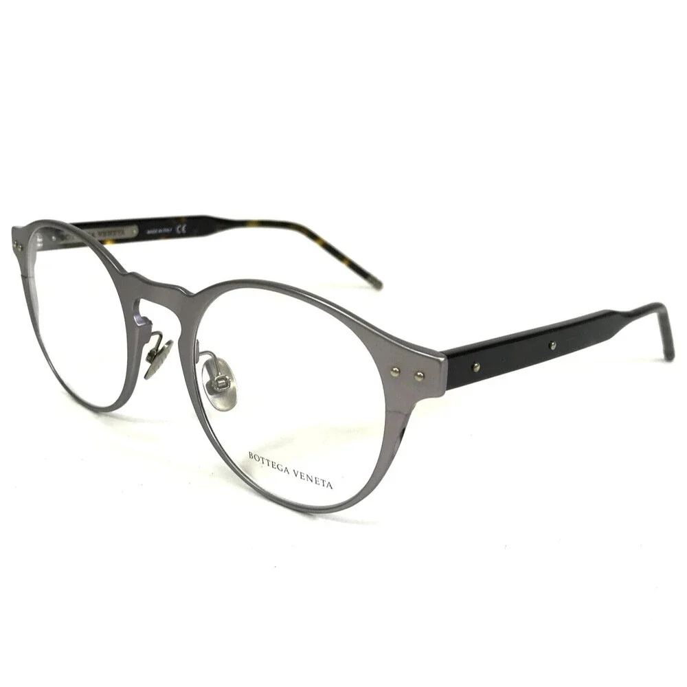 Bottega Veneta Eyeglasses Frames BV0180OA 002 Tortoise Aluminium 50-22-150